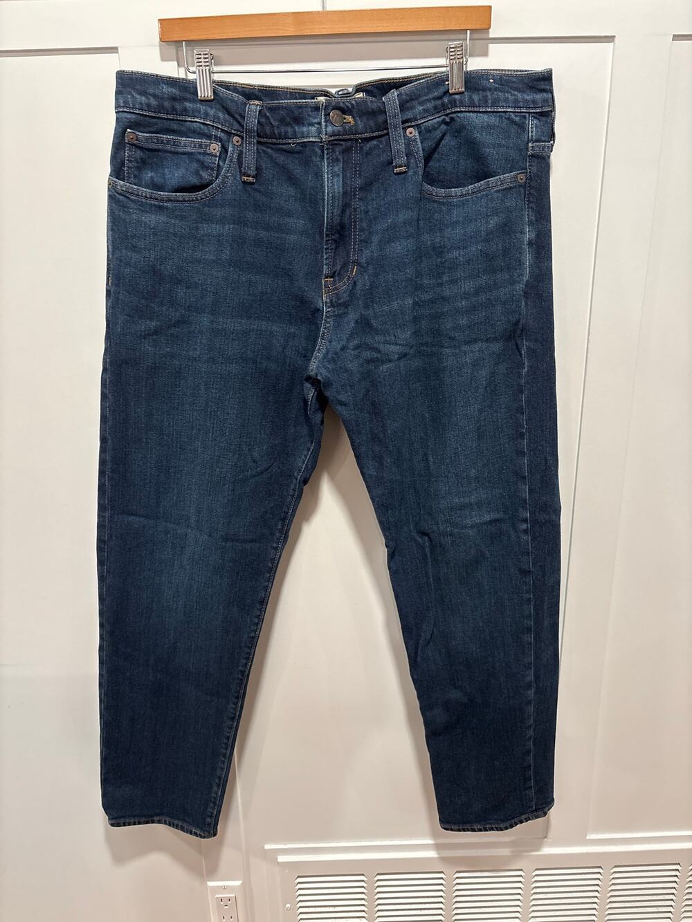 Madewell Men's Relaxed Taper Jeans Blue Size 38